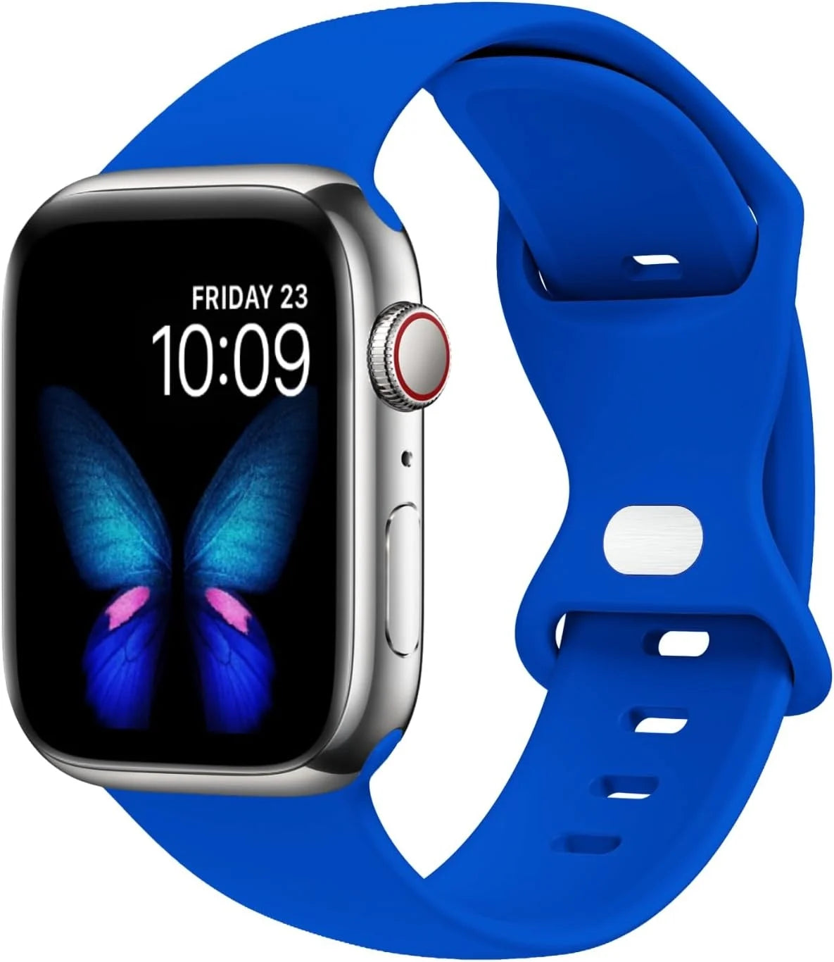 Bracelet silicone 'Classic' Apple Watch (bleu royal)