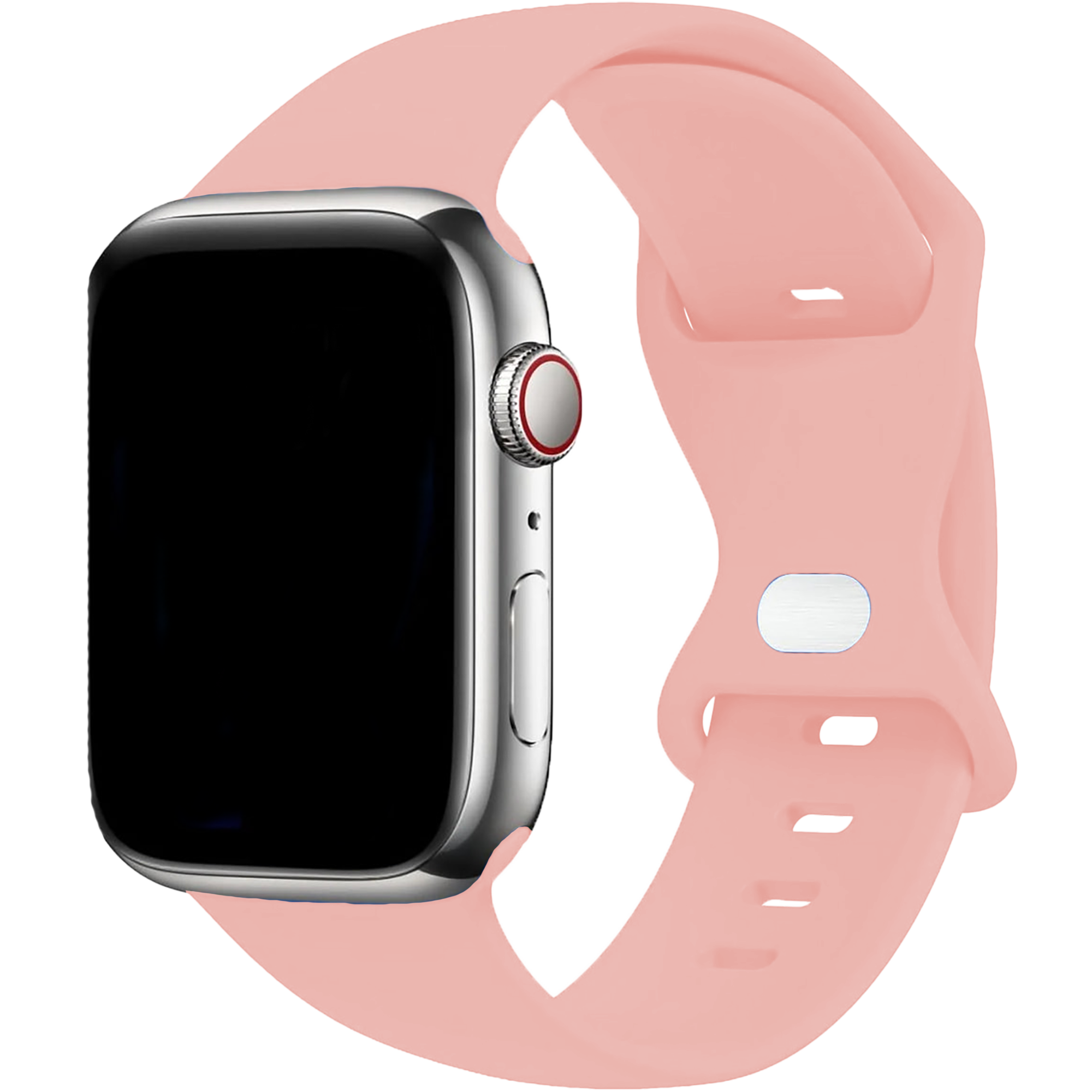 Apple Watch Silicone Strap Classic (Light Pink)