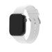 Bracelet silicone à boucle Apple Watch (blanc)