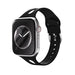 Bracelet silicone fin Apple Watch (noir)