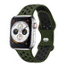Bracelet Apple Watch sport (vert olive/noir)