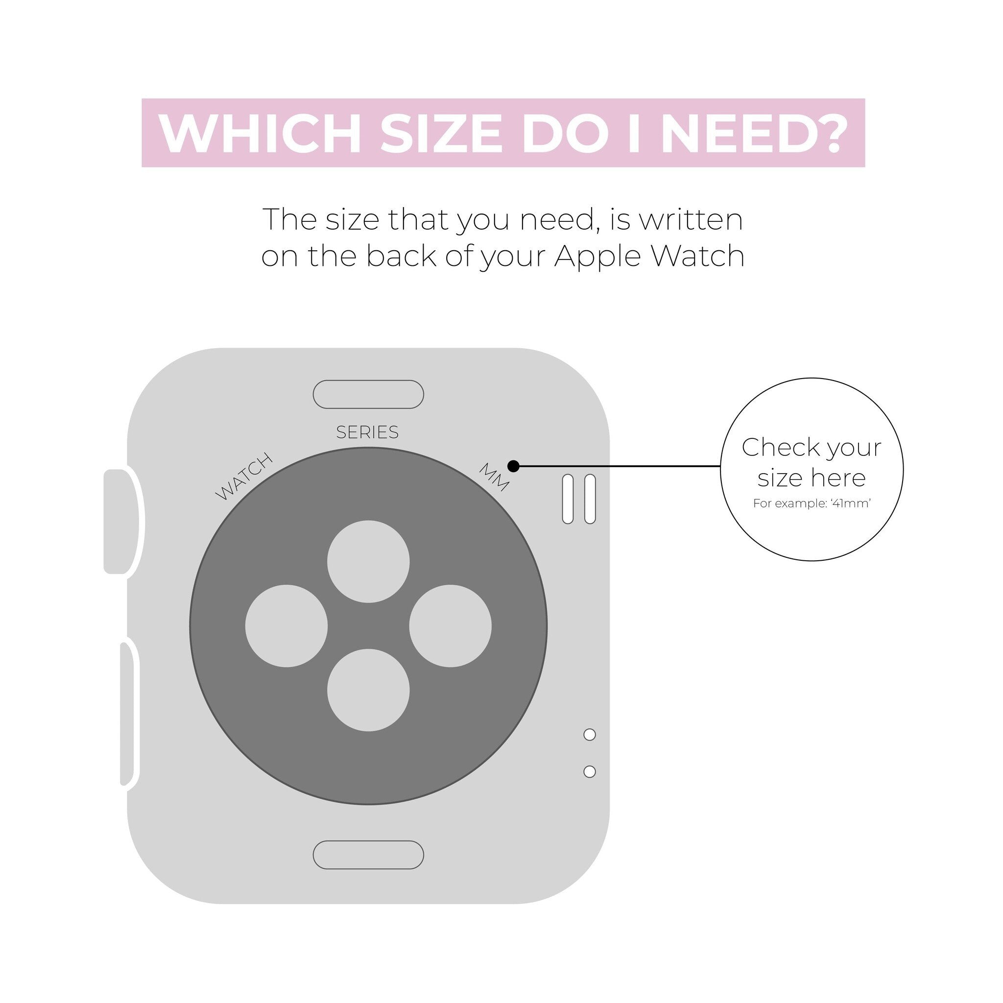 bracelet nylon xoxo Wildhearts Apple Watch (rose)