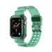 Bracelet clear TPU Apple Watch (vert transparent)