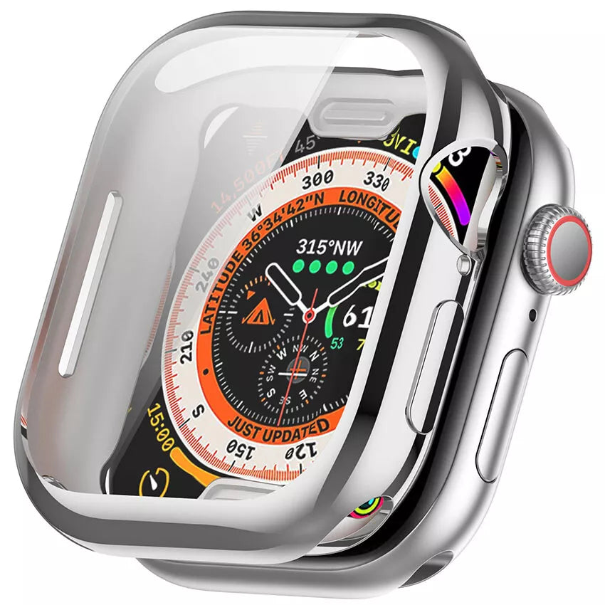 Coque TPU Apple Watch 11 (argent)