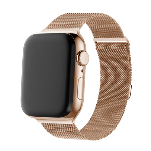 Bandz Bracelet milanais loop Apple Watch (or rose)