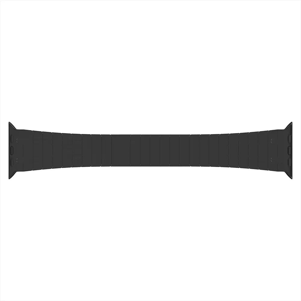 Bracelet acier magnétique premium Apple Watch (noir)