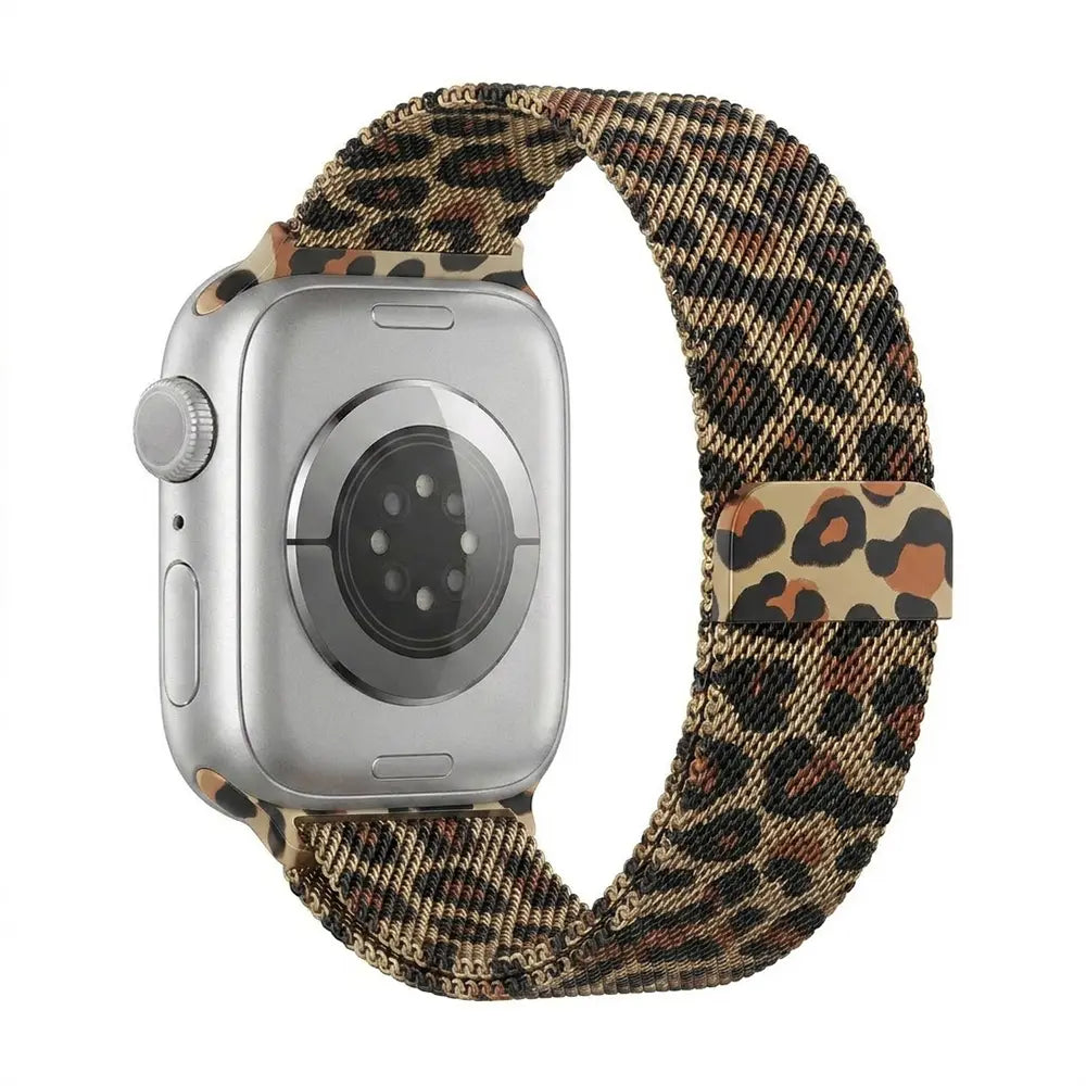 Bracelet milanais Apple Watch (léopard)
