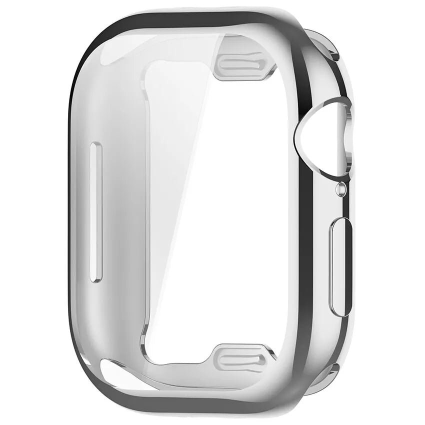 Coque TPU Apple Watch 10 (argenté)