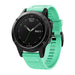 Bracelet silicone Garmin Fenix ​​​​5 / 6 (aqua)