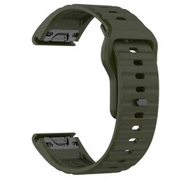 Bracelet silicone outdoor Garmin Instinct E - 45mm (vert armée)