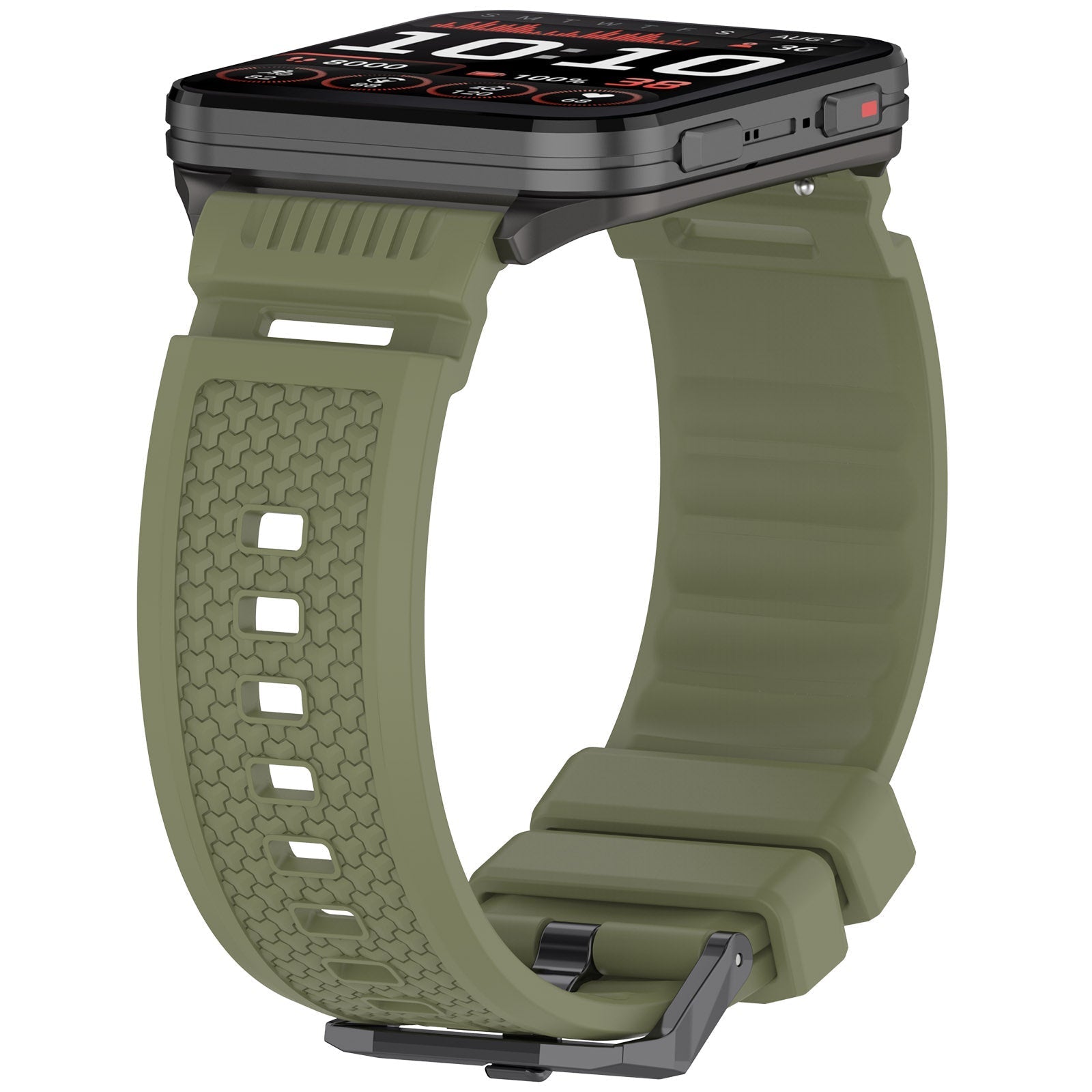 Bracelet silicone Coros Apex 4 - 46mm (vert militaire)