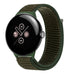 Bracelet nylon Google Pixel Watch 3 - 45mm (vert armée)