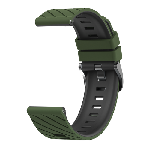 Bracelet twill sport Polar Street X (vert militaire/multicolore)