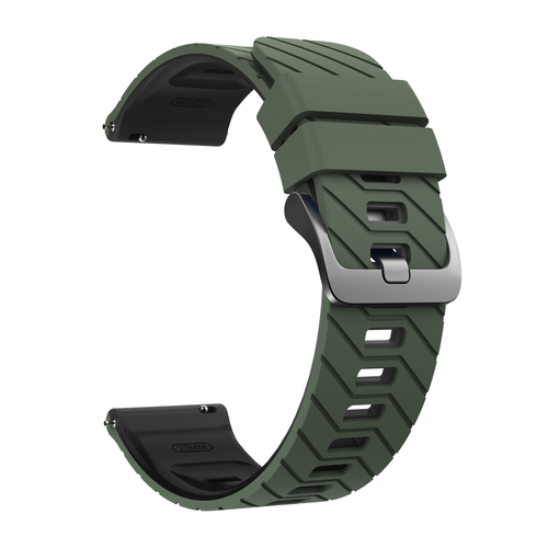 Bracelet twill sport Polar Street X (vert militaire/multicolore)
