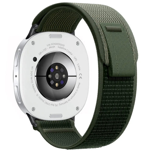 Bracelet nylon trail Samsung Galaxy Watch 8 - 40mm (vert militaire)