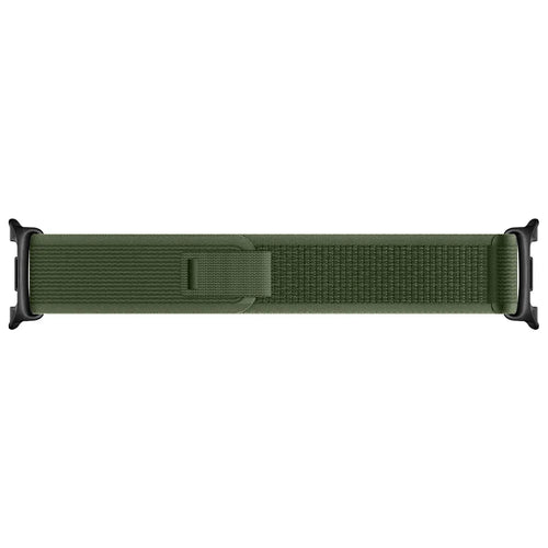 Bracelet nylon trail Samsung Galaxy Watch 8 - 44mm (vert militaire)