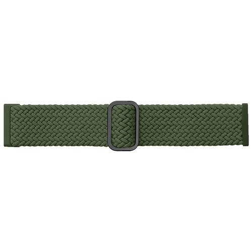 Fitbit Versa 3 Adjustable Woven Strap (Army Green)
