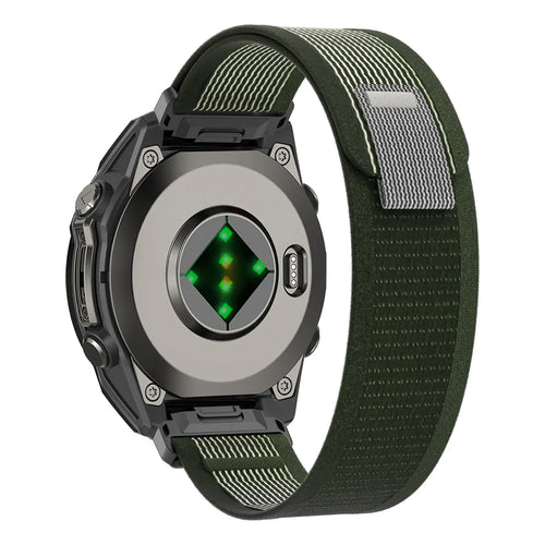 Garmin Quatix 3/6x/7x Premium Trail Loop Strap (Army Green)