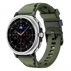 galaxy watch 8 race silicone band green