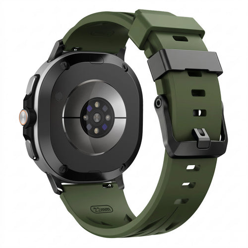 Bracelet silicone race Samsung Galaxy Watch 8 Classic (vert militaire)