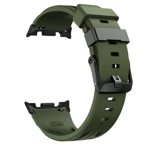 Bracelet silicone race Samsung Galaxy Watch 8 Classic (vert militaire)
