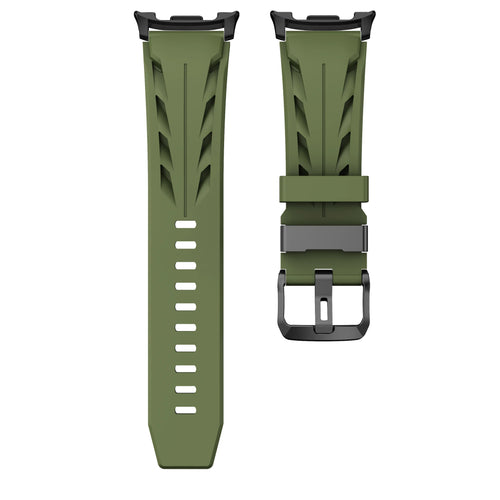 Bracelet silicone race Samsung Galaxy Watch 8 Classic (vert militaire)