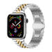 Bracelet acier Apple Watch Jubilé (argent/or)