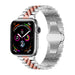 Bracelet acier Apple Watch Jubilé (argent/or rose)