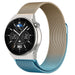 Bracelet Milanais Huawei Watch GT 3 Pro 46mm (bleu/or)