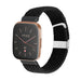 Bracelet nylon tressé Fitbit Versa (noir)