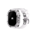 Reqior Boîtier en polymère avec bracelet en caoutchouc Apple Watch 45mm (transparente)