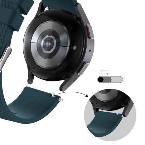 Bandz Suunto Vertical 2 Silicone Strap 'Deluxe' (Dark Green)