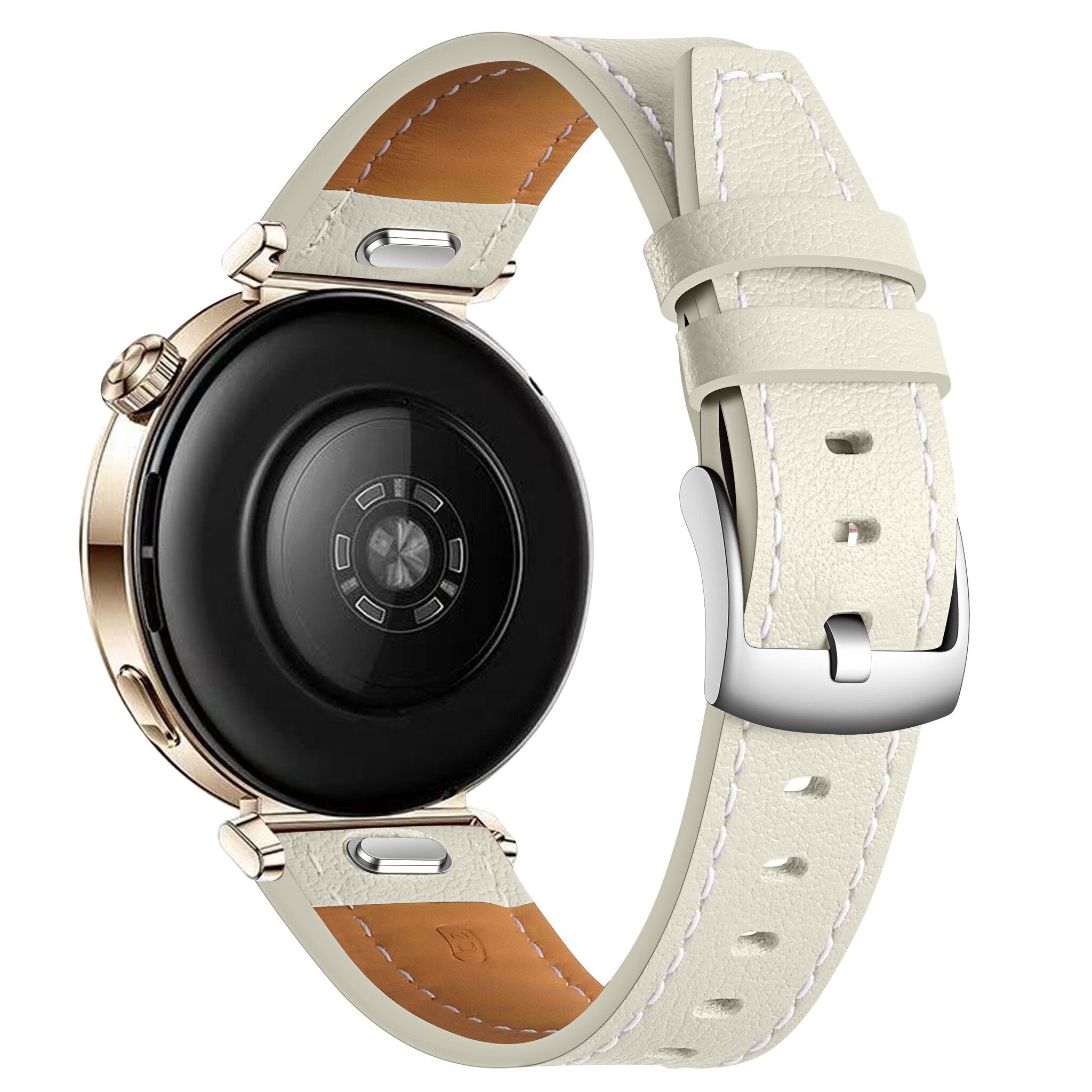Bracelet cuir 'One Push' Huawei Watch GT 5 - 41mm (beige)