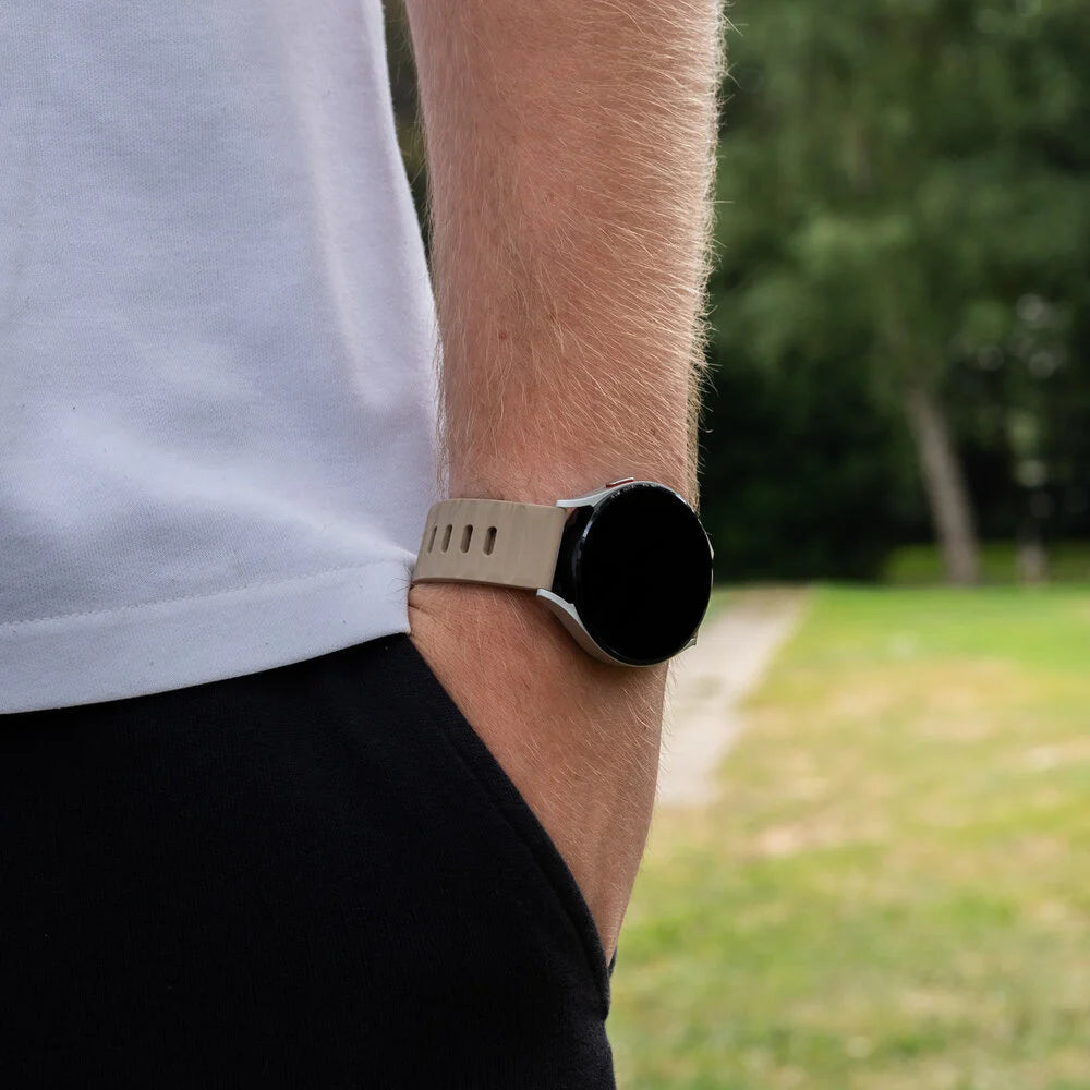 Bracelet silicone 'Outdoor' Polar Ignite 3 (beige-marron)