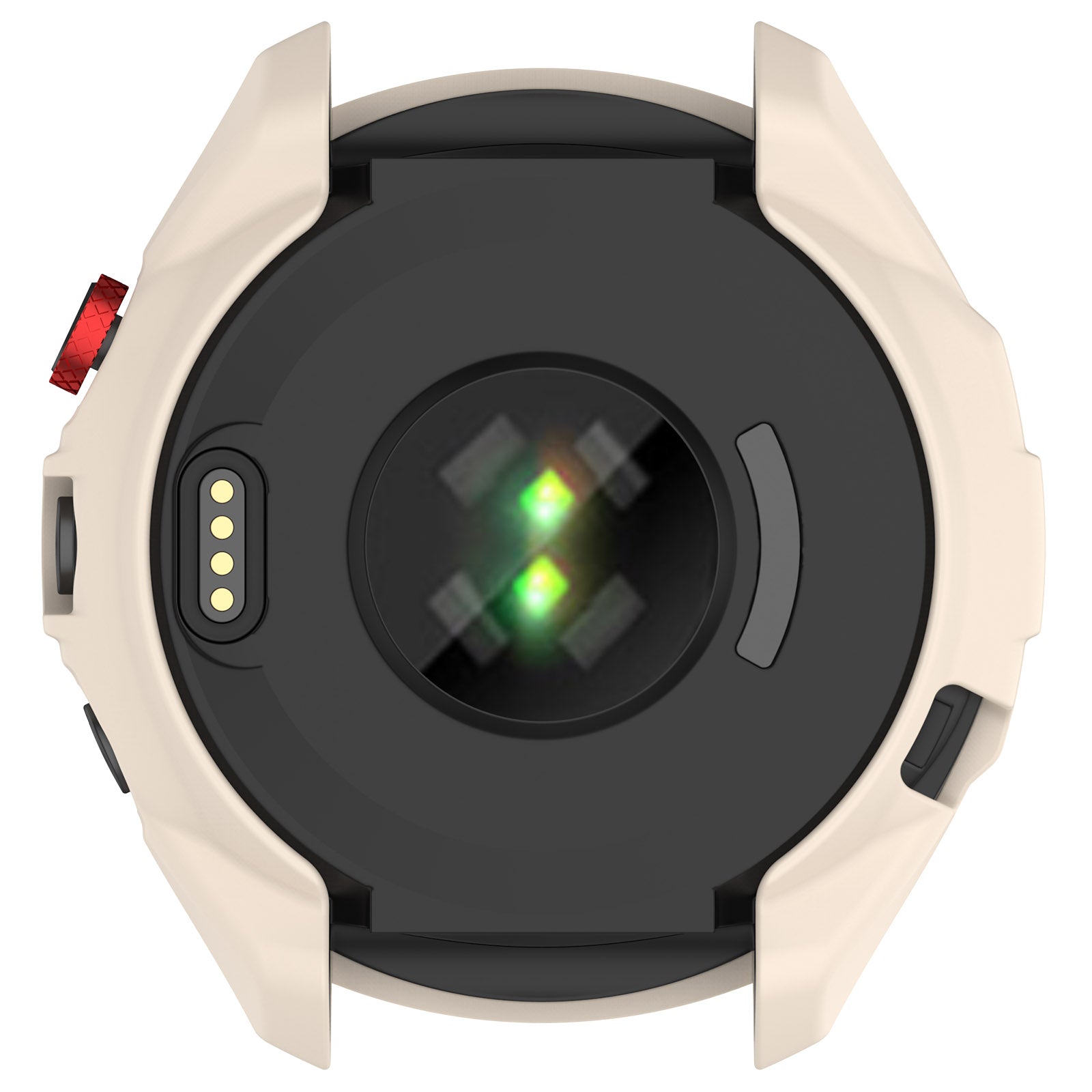 Coque TPU résistante Garmin Approach S70 - 42mm (beige)