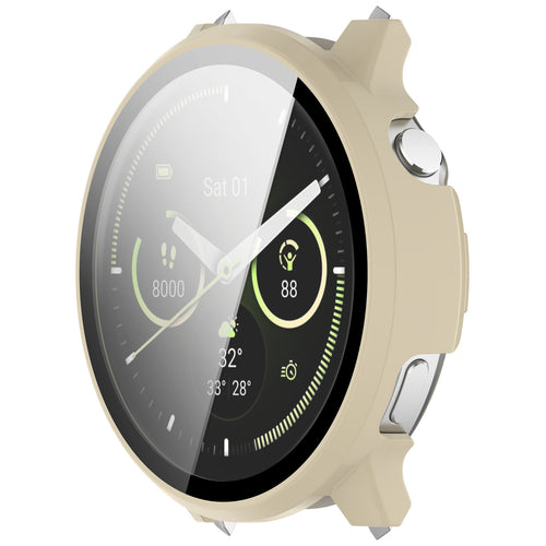 Coque dure avec verre Garmin Venu 4 - 41mm (beige)