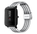 Bracelet acier inoxydable Xiaomi Amazfit Bip (argent/noir)
