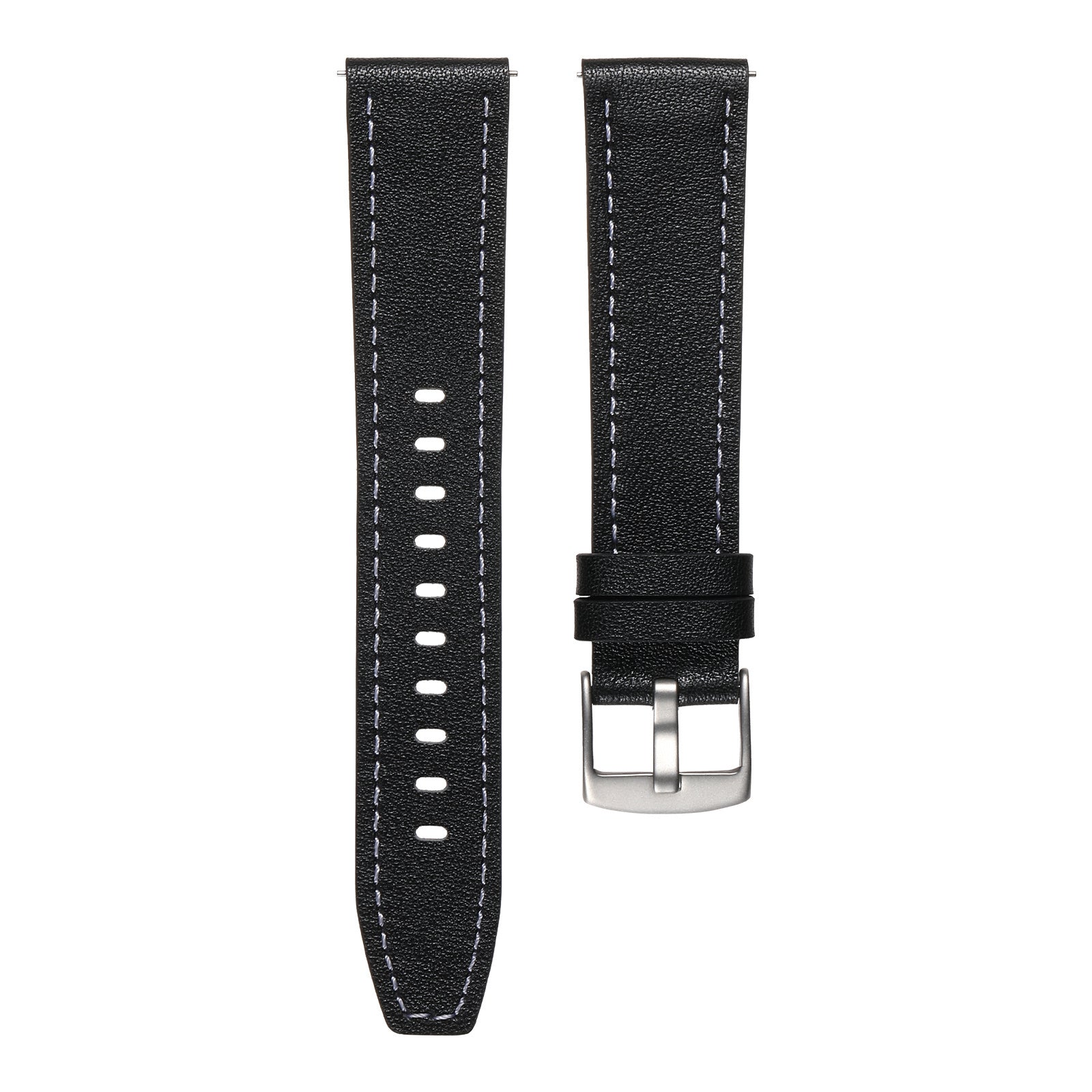 Bracelet cuir 'One Push' Samsung Galaxy Watch 7 - 44mm (noir)