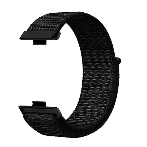 Bracelet nylon Classic Huawei Watch Fit 4 Pro (noir)