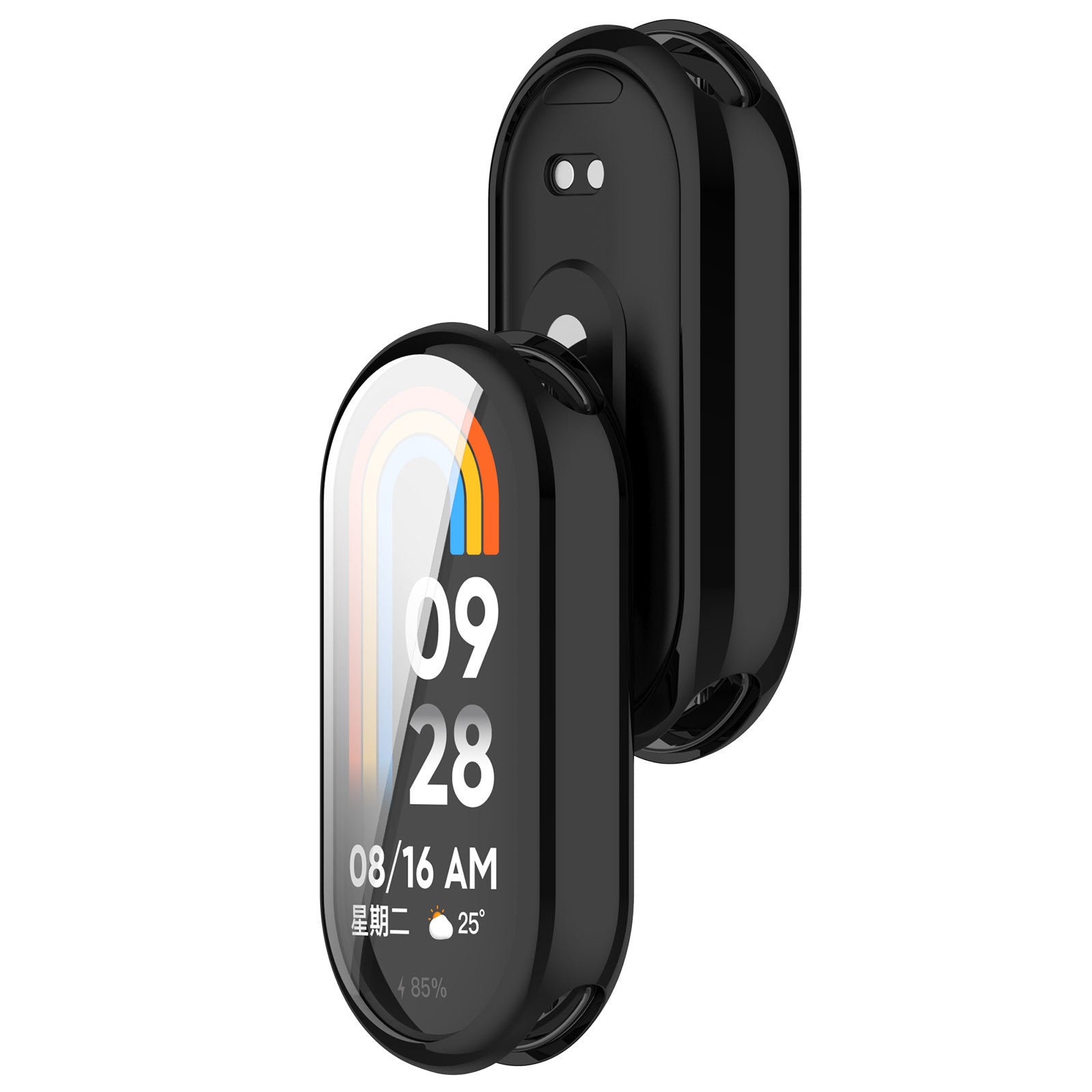 Coque TPU Xiaomi Smart Band 10 (noir)