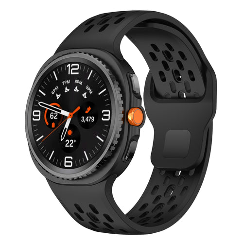 Bracelet silicone Air Samsung Galaxy Watch 8 - 44mm (noir)