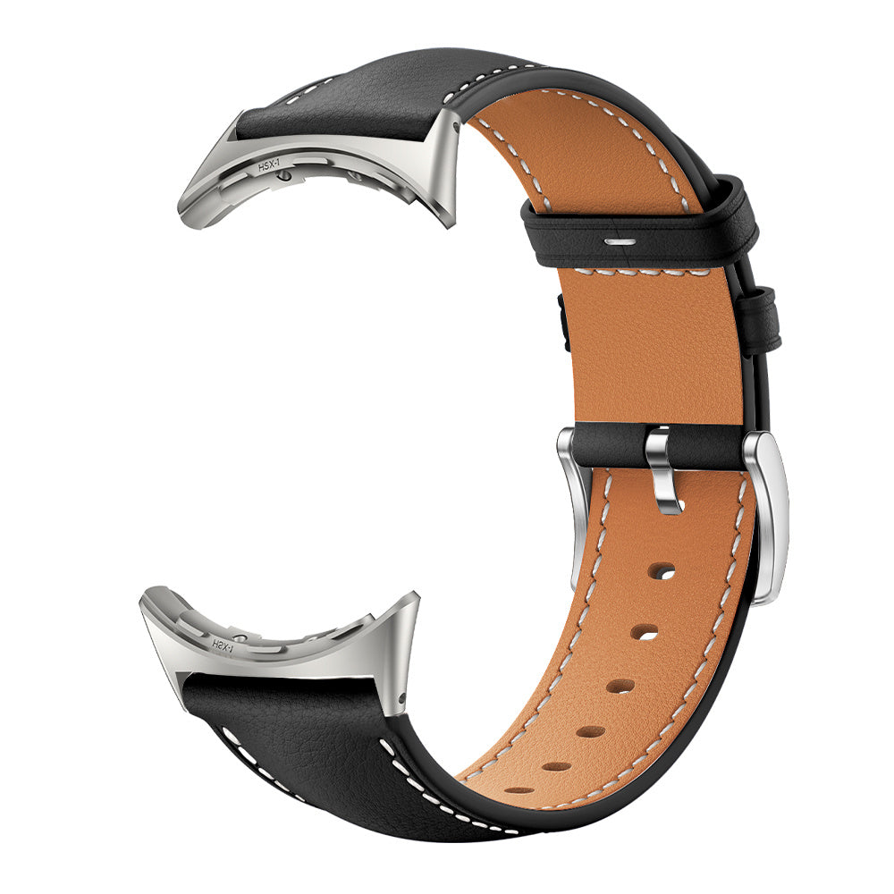 Google Pixel Watch 4 - 45mm Leather Strap (Black)