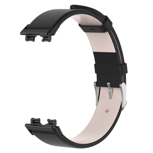 Bracelet cuir Huawei Band 10 (noir)