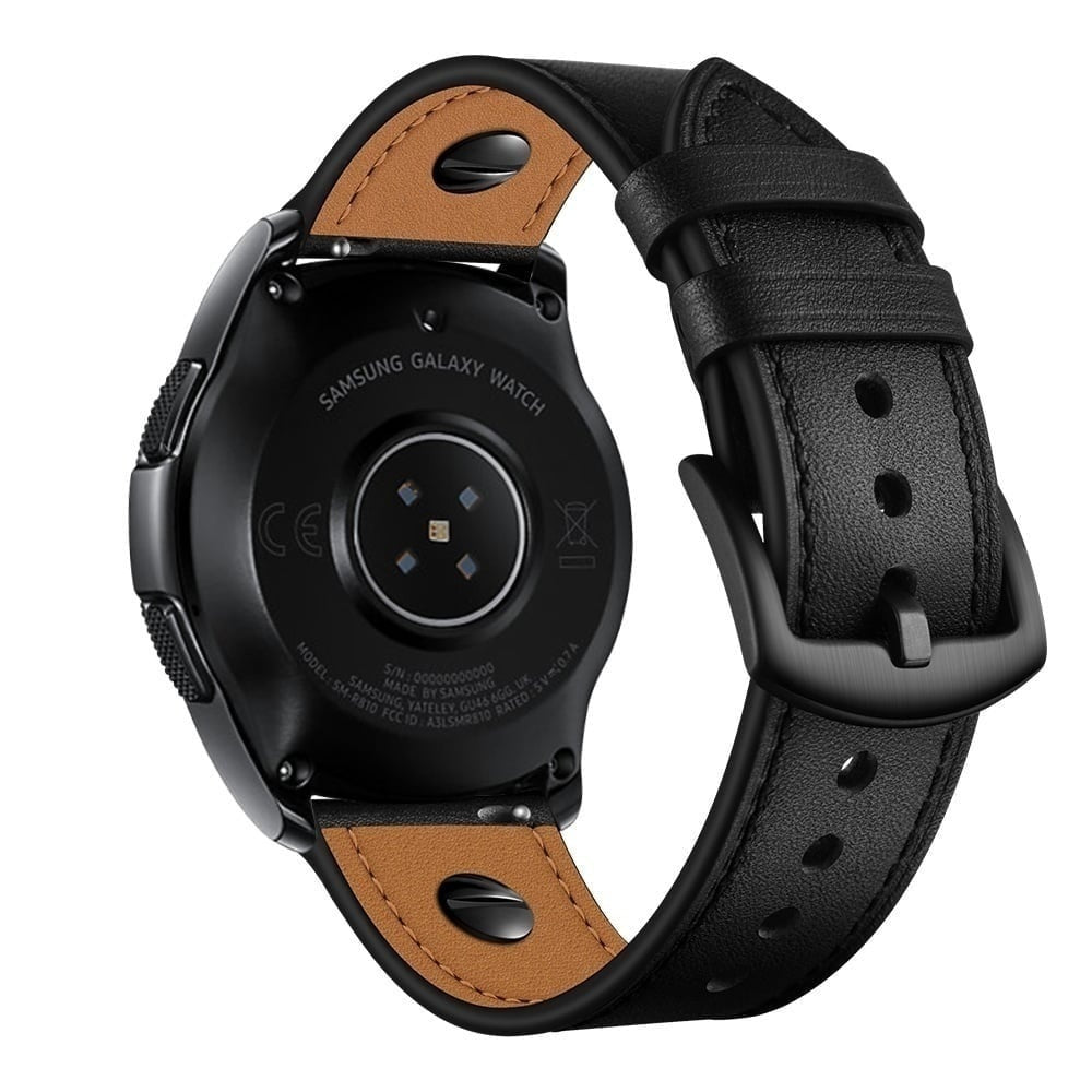 Suunto Run Leather Strap with Screw (Black)