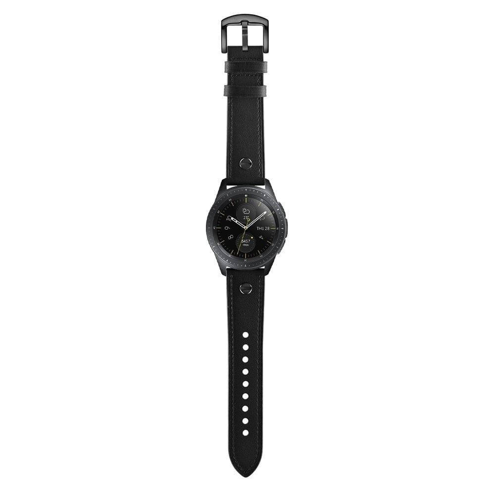 Bracelet cuir avec vis Huawei Watch GT 6 Pro - 46mm (noir)