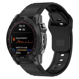 Bracelet silicone outdoor Garmin Instinct 3 - 45mm (noir)