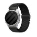Bracelet tressé boucle en P Garmin Instinct (noir avec noir)