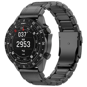 Bracelet titane Premium Garmin Fenix E - 45mm (noir)