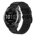 Garmin Fenix 7x Premium Leather Strap (Black)