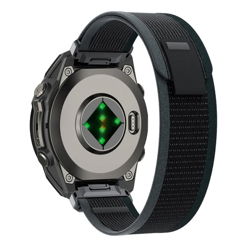Bracelet trail loop premium Garmin Epix Pro (Gen 2) 42mm (noir/vert)